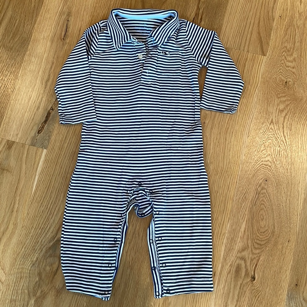 Vineyard Vines collared onsie